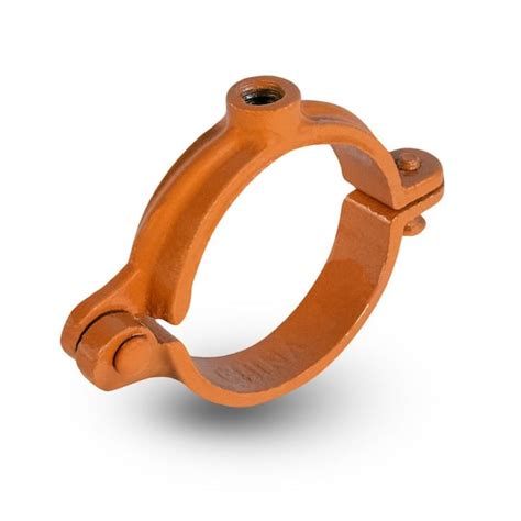 Plumbflex 1 12 In Hinged Split Ring Pipe Hanger In Copper Epoxy