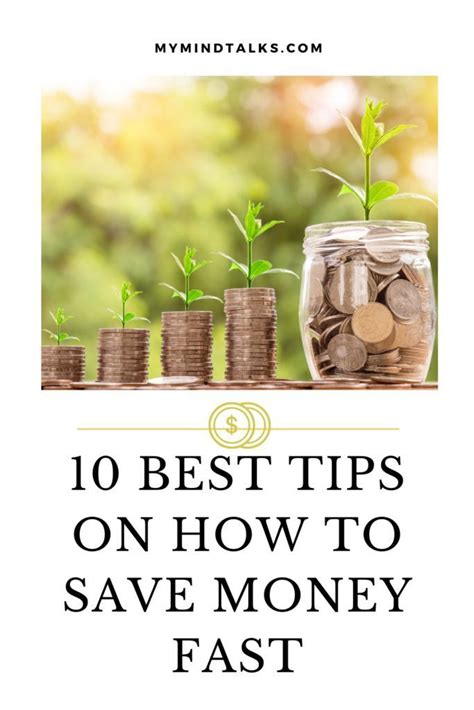 10 Best Tips On How To Save Money Fast My Mind Talks Saving Money Fast Money Save Money Fast