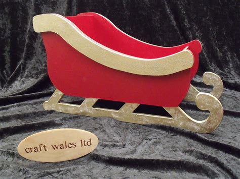 Sleighreindeer Mdf Freestanding Craftwales Designs