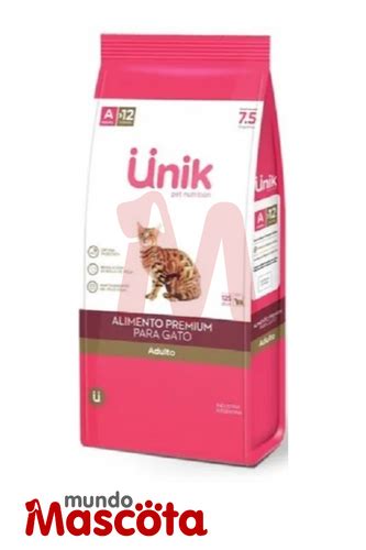 Unik Gato Adulto X 7 5 Kg Mundo Mascota