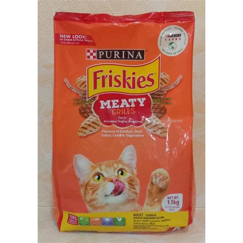 Jual Makanan Kucing Dewasa Kering Friskies Adult Meaty Grills Kg