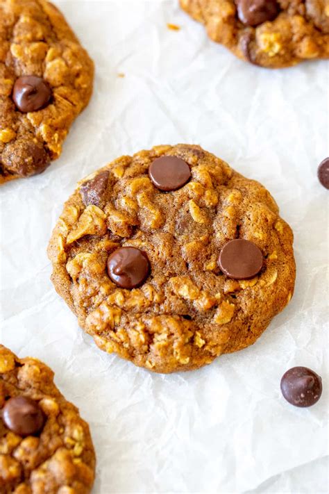 Chocolate Chip Pumpkin Oatmeal Cookies Just So Tasty