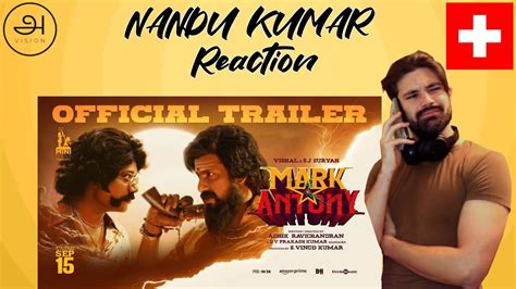 Mark Antony Trailer Reaction Vishal SJ Suryah GV Prakash Adhik