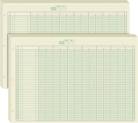 Amazon Fulmoon Pack Sheets Analysis Pad Columnar Books