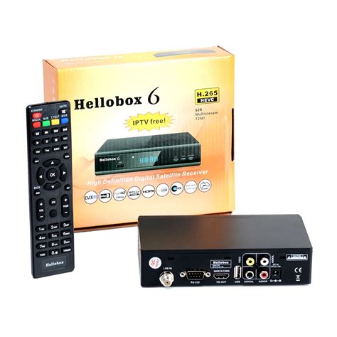 Hellobox 6 Receiver Satellite S2x Combo Tv Box Tuner Support Tv Play On