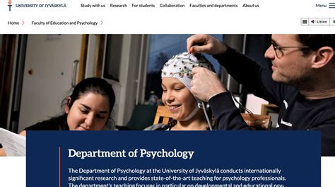 Department Of Psychology University Of Jyväskylä Kuakua