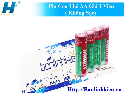 Pin Con Thỏ Aa Giá 1 Viên Không Sạc