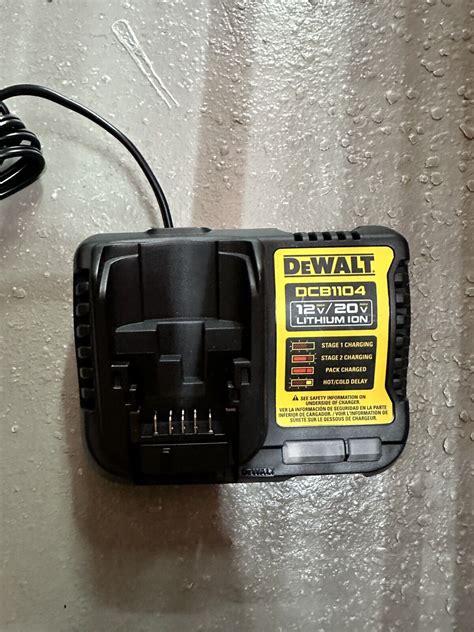 Dewalt Dcb1104 12v And 20v Volt Max Li Ion 4 Amp 120v Ac Battery Charger Ebay