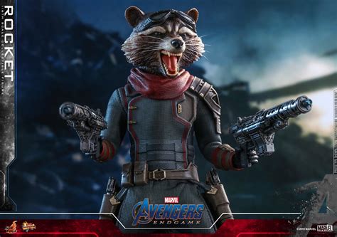Hot Toys MMS 復仇者聯盟終局之戰火箭 Rocket 比例人偶作品