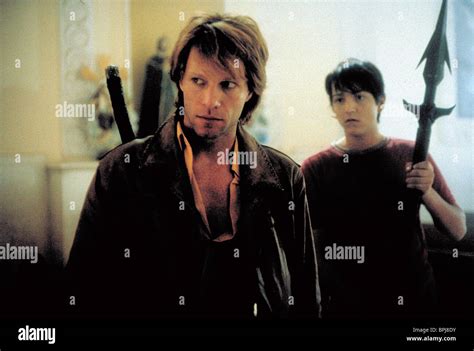 Los Muertos Jon Bon Jovi Diego Luna 2002 High Resolution Stock ...