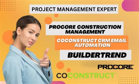 Set Up Procore Project Management Buildertrend And Coconstruct Crm By