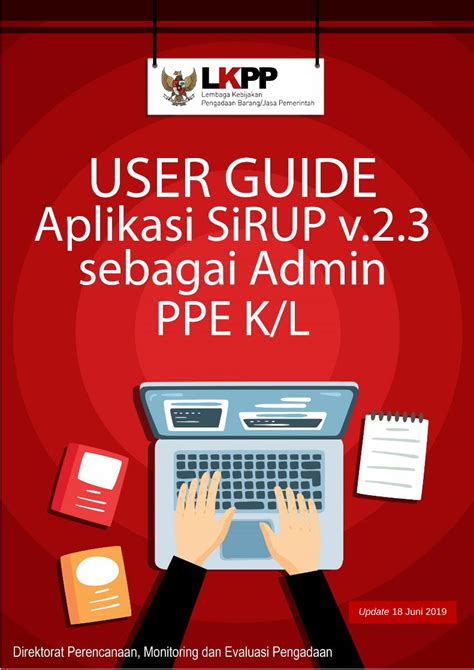 Pdf User Guide Sirup Versi Admin Ppe K L I Guide Sirup Sebagai