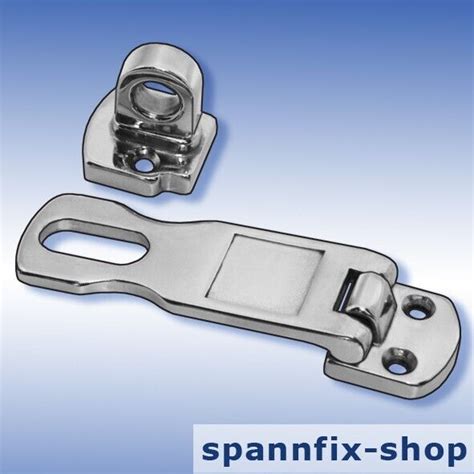 Überfallscharnier 76x25mm Hebelverschluss A4 Edelstahl Spannverschluss