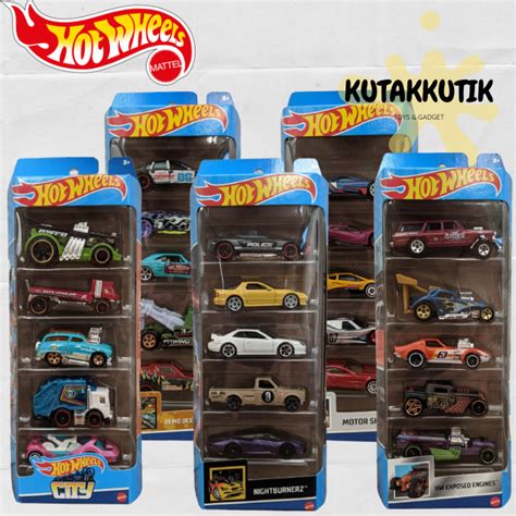 Hot Wheels Hadiah Set Gift Set Cars Pack Original Mattel Made In Indonesia Bisa Pilih Lazada
