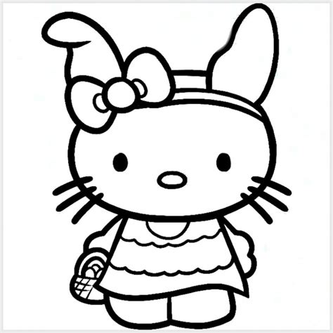 √ Sketsa Hello Kitty: Comel, Cantik, Unik dan Paling Menarik - Sindunesia