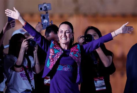 Sheinbaum Fue Elegida Como La Primera Mujer Presidenta De M Xico Por