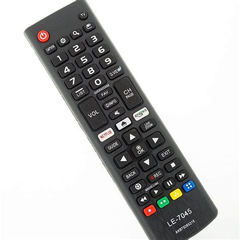 Controle Remoto Smart TV LG Netflix Amazon LE7045 VCA8204 FBG8035