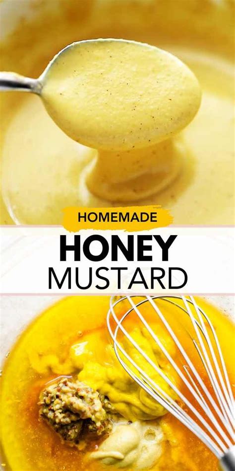 Honey Mustard 5 Minute Diy Recipe In 2024 Honey Mustard Sauce