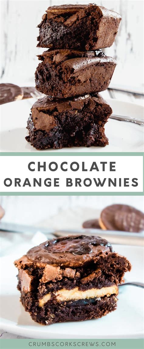 Deliciously Thick And Fudgy These Loaded Jaffa Cake Brownies Pack A