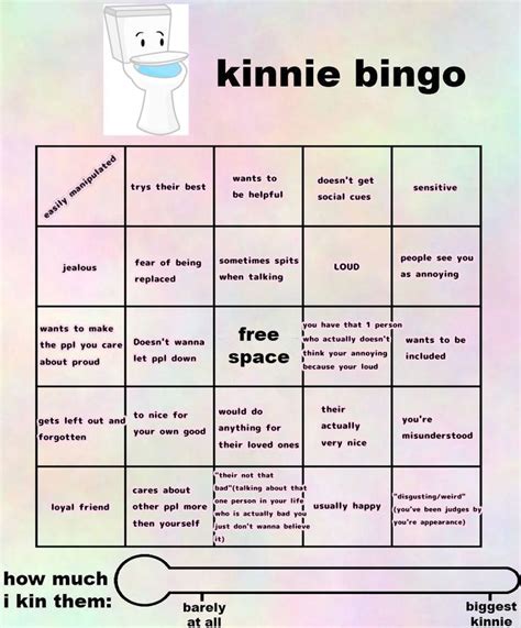 Inanimate Insanity Kinnie Bingo Artofit