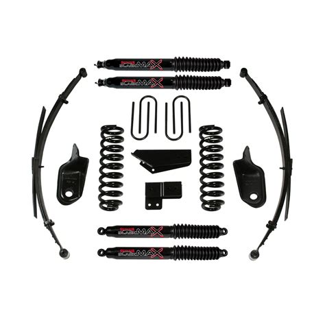 Suspension Lift Kit Wshock Black Max Shocks 4 Inch Lift Incl Frontr