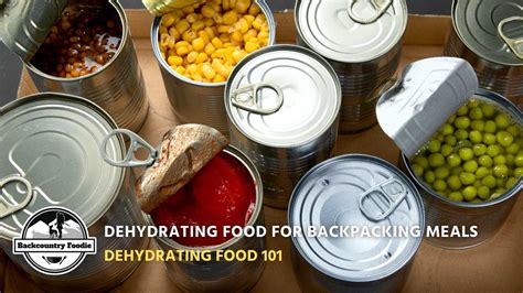 Dehydrating Canned and Frozen Food for DIY Backpacking Meals