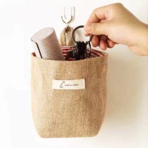 Jute Hanging Storage Basket The Iambic