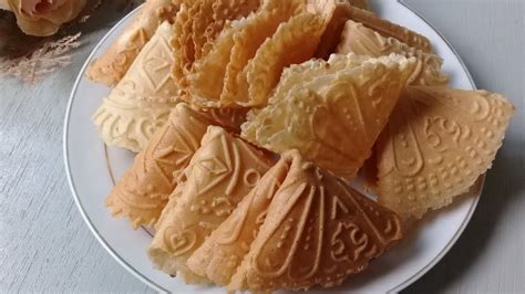 Resep Kue Semprong Kue Sapik Opak Gambir Super Renyah Youtube