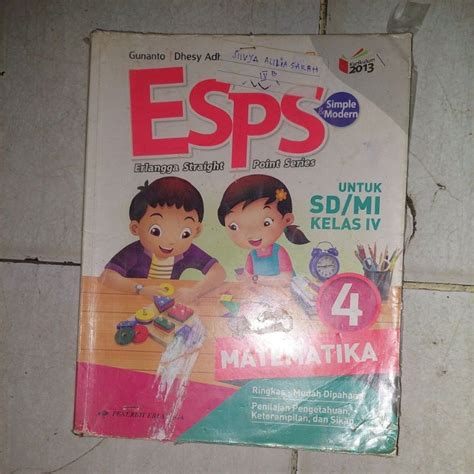 Jual ESPS MATEMATIKA SD KELAS 4 Shopee Indonesia