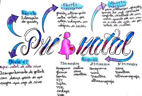 Mapa Mental Sobre Pr Natal