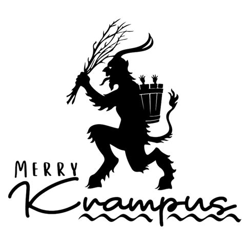 Merry Krampus Graphic Png Merry Krampus Clipart  Merry Krampus