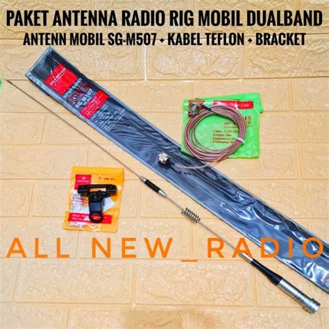 Promo PAKET ANTENA RIG MOBIL DUALBAND VHF UHF ANTENNA RIG MOBIL