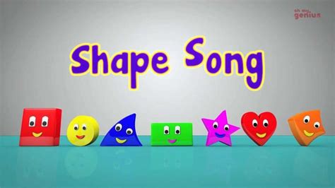 The Shapes Song | Shape songs, Preschool songs, Teaching shapes