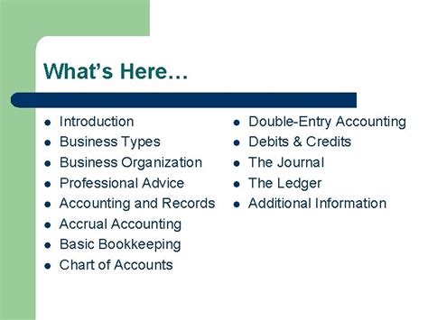 Accounting Basics Part 1 Accrual Doubleentry Accounting Debits