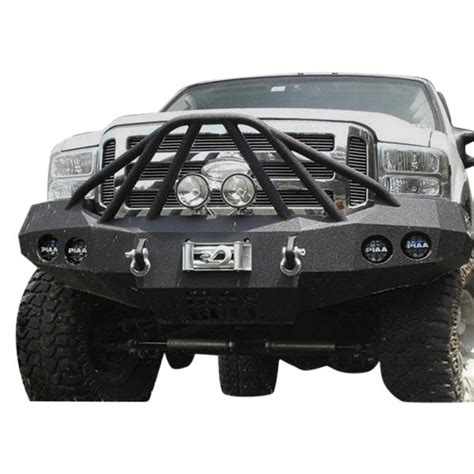 Iron Bull Bumpers® Chevy Silverado 1500 2004 Full Width Black Front Winch Hd Bumper With