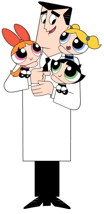 Professor Hugging The Powerpuff Girls By Jack1set2 On Deviantart