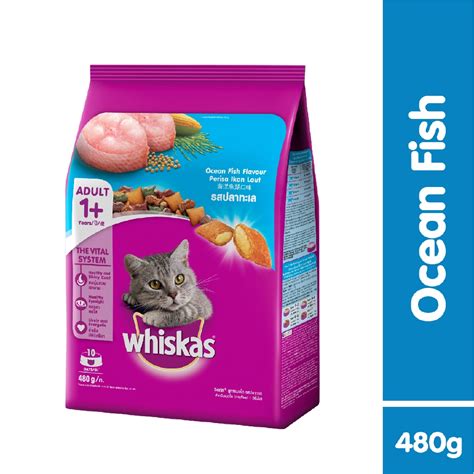 Whiskas Adult Ocean Fish Flavor Dry Cat Food G Shopee Philippines