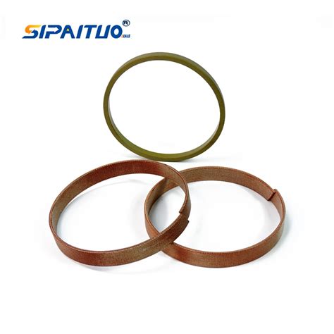 Hydraulic Cylinder Phenolic Resin Cloth Wear Ring Bronze Filled Ptfe