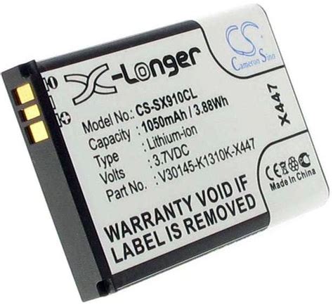 Batteri till V30145-K1310K-X447-0-HY för Siemens, 3.7V (3.6V), 1050 mAh ...