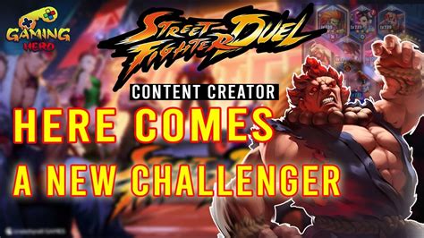 New Challenger Street Fighter Duel Content Creator Is Here Youtube