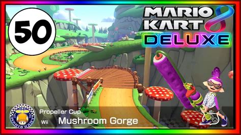 Mario Kart 8 Deluxe Online Gameplay 50 Mushroom Gorge Gap Jump