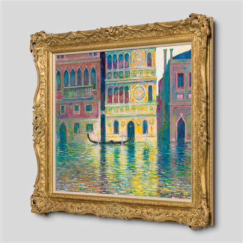 The Palazzo Dario In The Style Of Claude Monet John Myatt