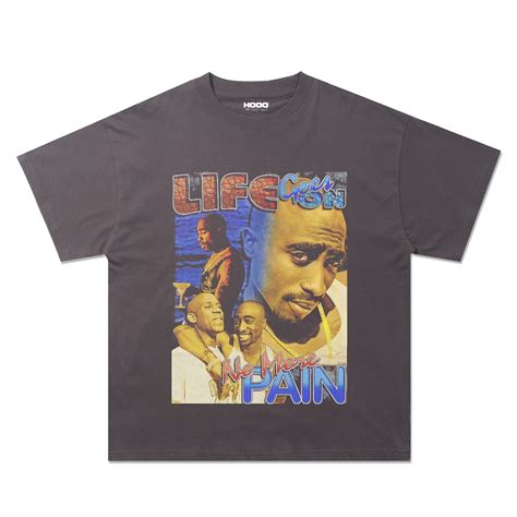 Jual Kaos Vintage Tupac Shakur Rap Tees Oversize Cod Tupac