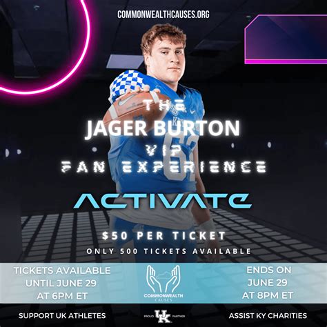 The Jager Burton VIP Fan Experience | Commonwealth Causes