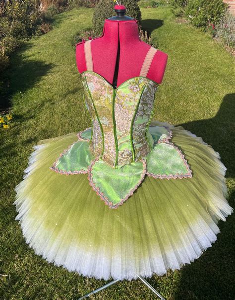 Green Floral Tutu Tinkerbell Midsummer Nights Dream Hire Only