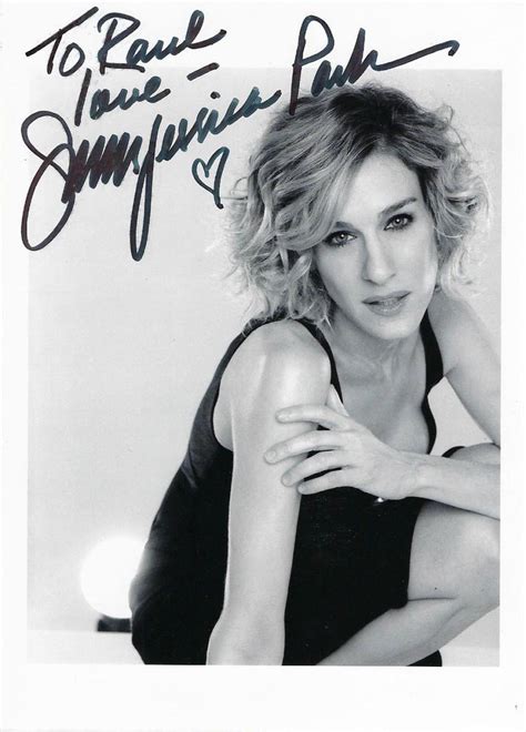 Sold At Auction Sarah Jessica Parker Signed Sex And The City Photo