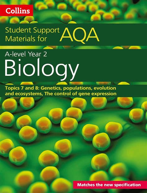 Buy Aqa A Level Biology Year 2 Topics 7 And 8 Genetics Populations