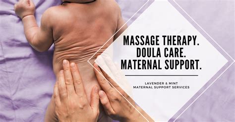 Postpartum Doula Services Lavender Mint Maternal Support Services