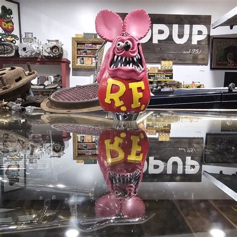 Cast Resin Ed Big Daddy Roth RAT FINK Shift Knob Vtg Style Hot Rod Gasser Figure EBay