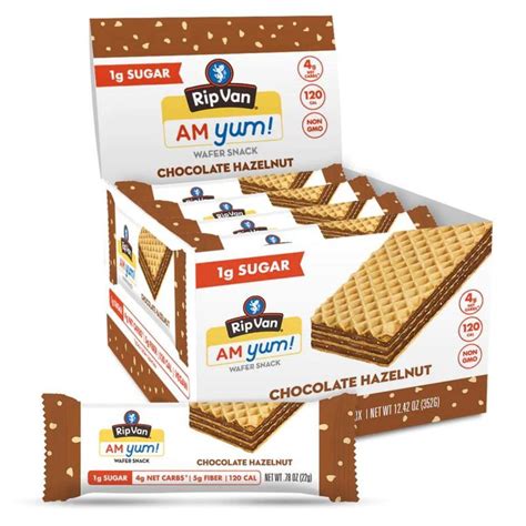 Rip Van Keto Friendly Am Yum Wafer Chocolate Hazelnut At Natura Market